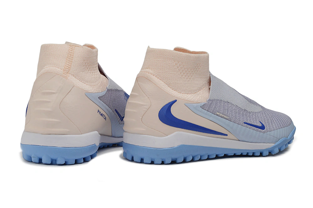 Chuteira Nike Phantom ReactX 6 Pro Botinha Society TF - Azul