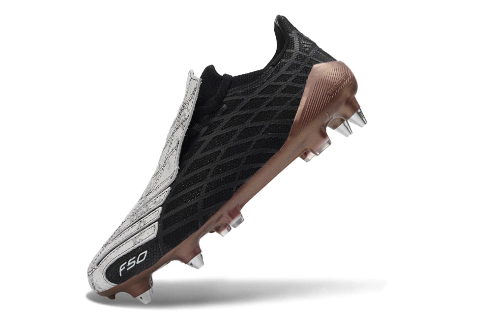 Chuteira Adidas F50 Spider SG - Preto/Branco