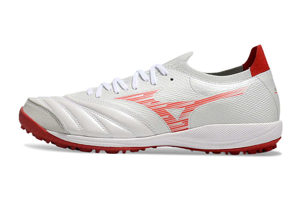 Chuteira Miuzno Morelia Neo Sala β Society - Branco/Vermelho