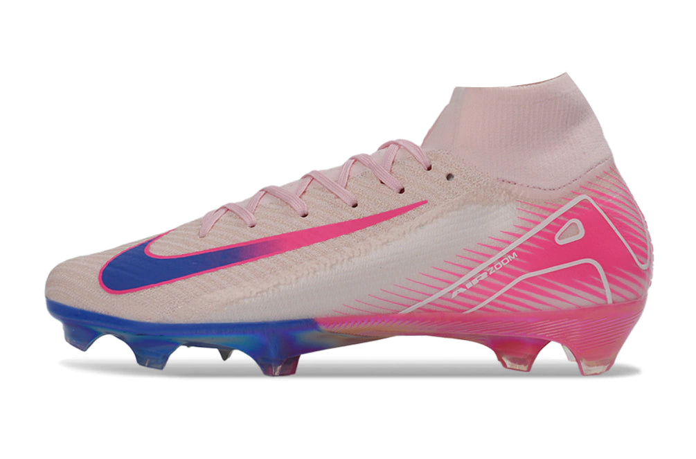 Chuteira Nike Air Zoom Mercurial Superfly 10 Elite Campo - Rosa