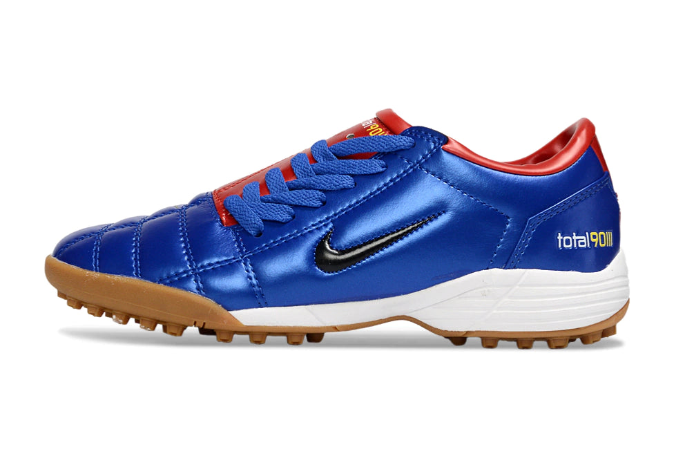 Chuteira Nike Total 90 Society - Azul/Vermelho