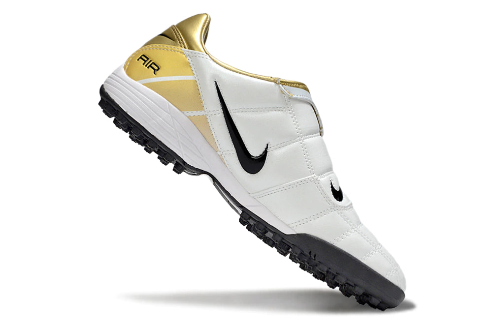 Chuteira Nike Total 90 Society - Branco/Dourado