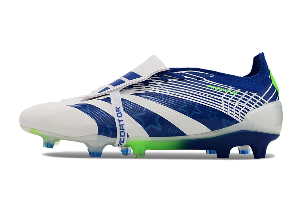 Chuteira Adidas Predstrike Elite Campo - Azul/Branco