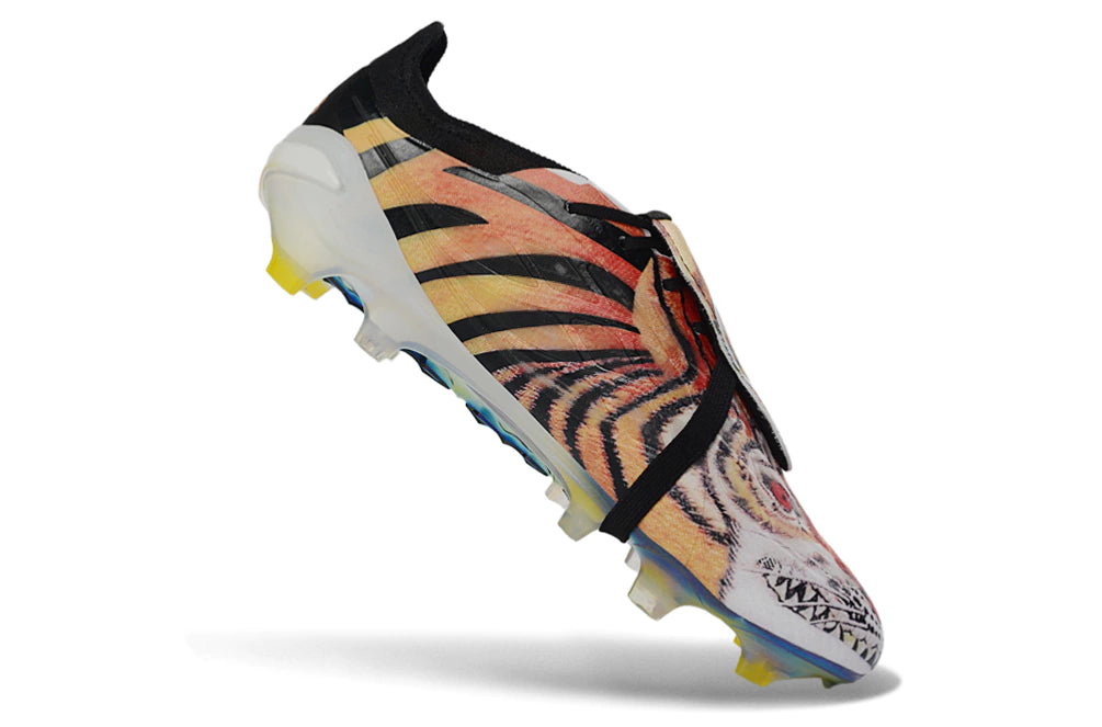 Chuteira Adidas Predator Tongue 26 Elite FG - Tigre