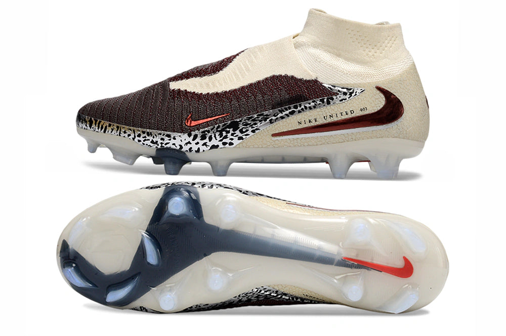 Chuteira Nike Phantom 6 Elite Botinha Campo - Vinho