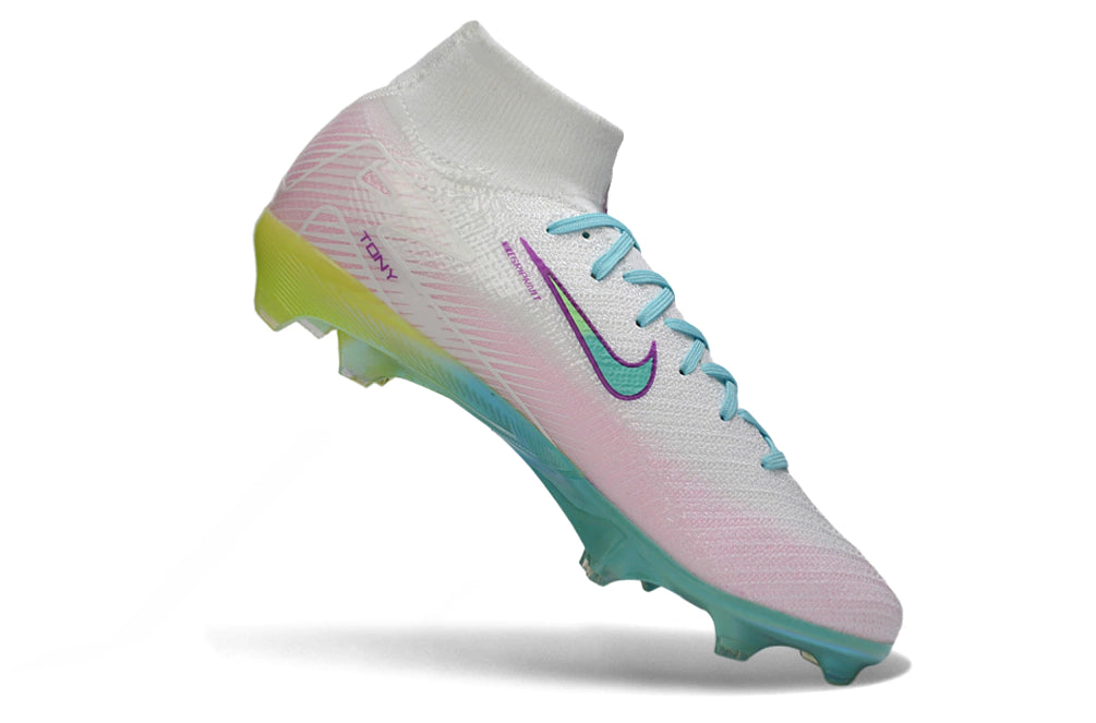 Chuteira Nike Air Zoom Mercurial Superfly 10 Elite Campo - Rosa