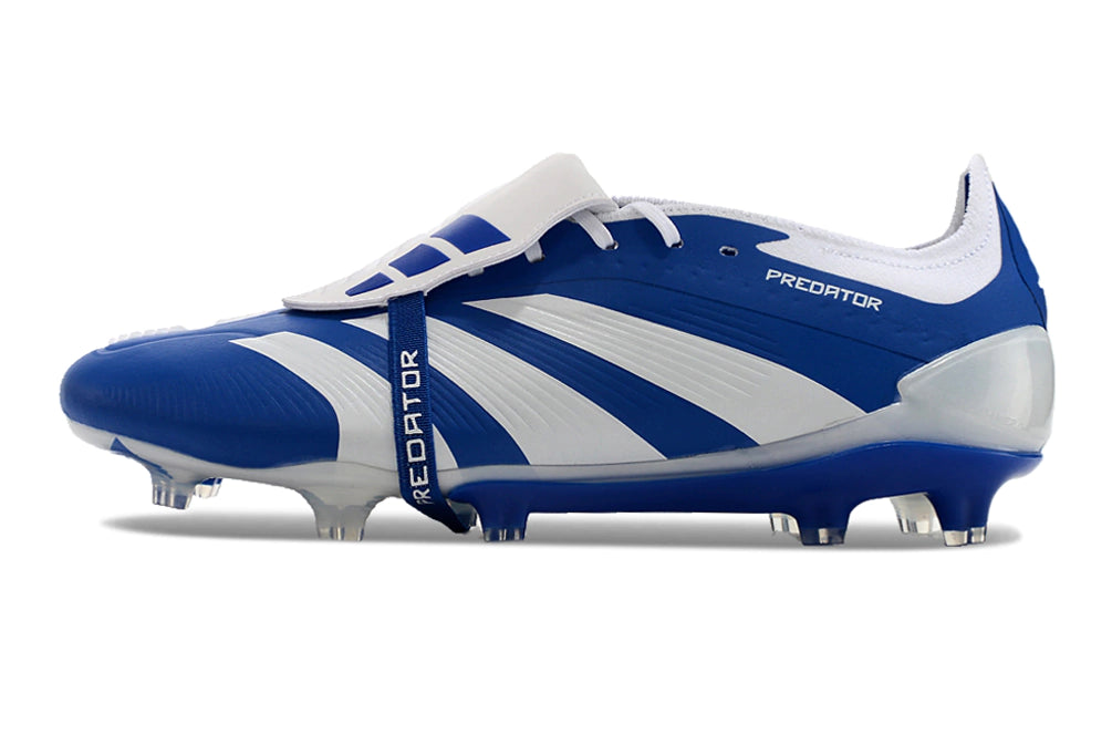 Chuteira Adidas Predstrike Elite Campo - Azul/Branco