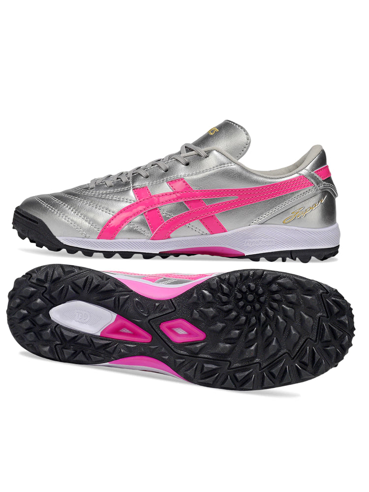 Chuteira Asics Japan Society - Cinza/Rosa