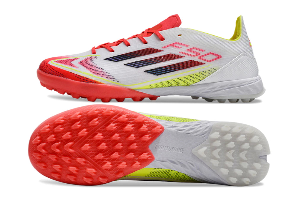 Chuteira Adidas X F50 Pro Society - Branco/Vermelho/Preto