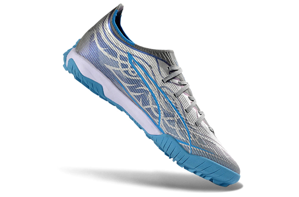 Chuteira Puma Ultra 5 Pro Cage Society - Cinza/Azul