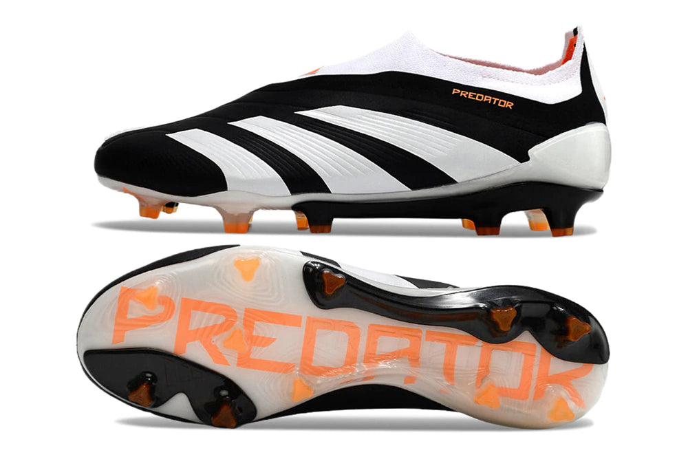 Chuteira Adidas Predstrike Elite Laceless Campo - Preto/Branco