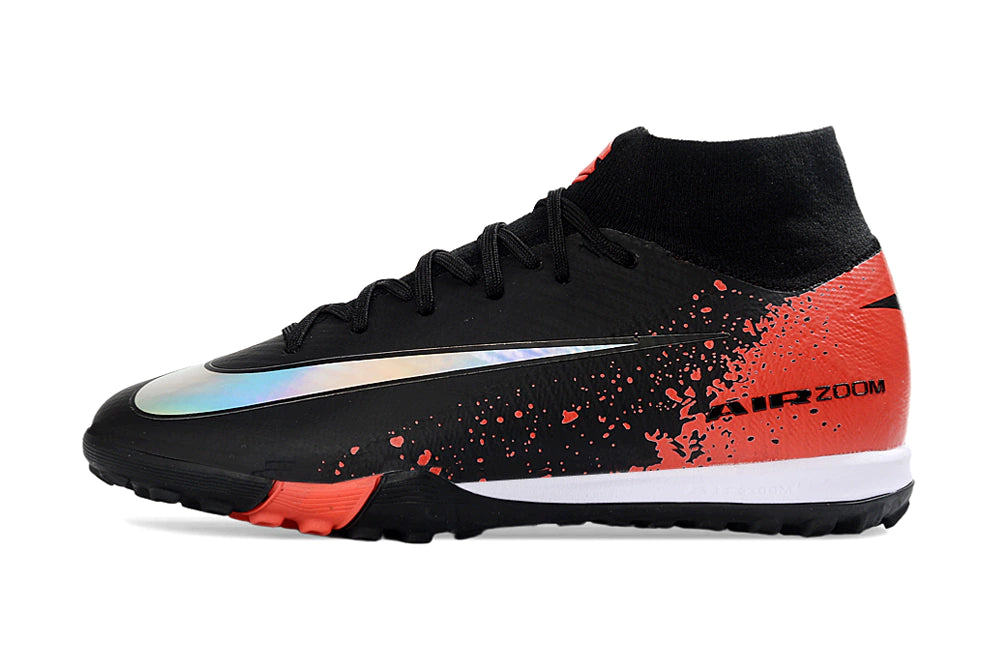 Chuteira Nike Mercurial Superfly 10 Elite Society - Preto/Vermelho