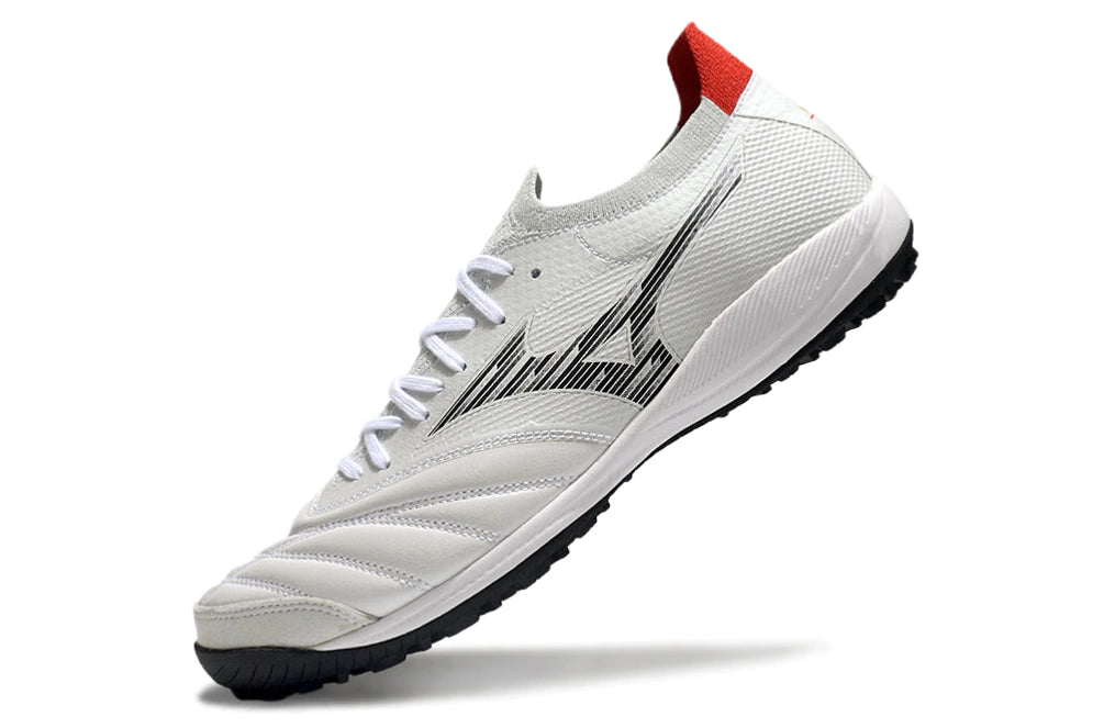 Chuteira Miuzno Morelia Neo Sala β Society - Branco/Preto/Vermelho