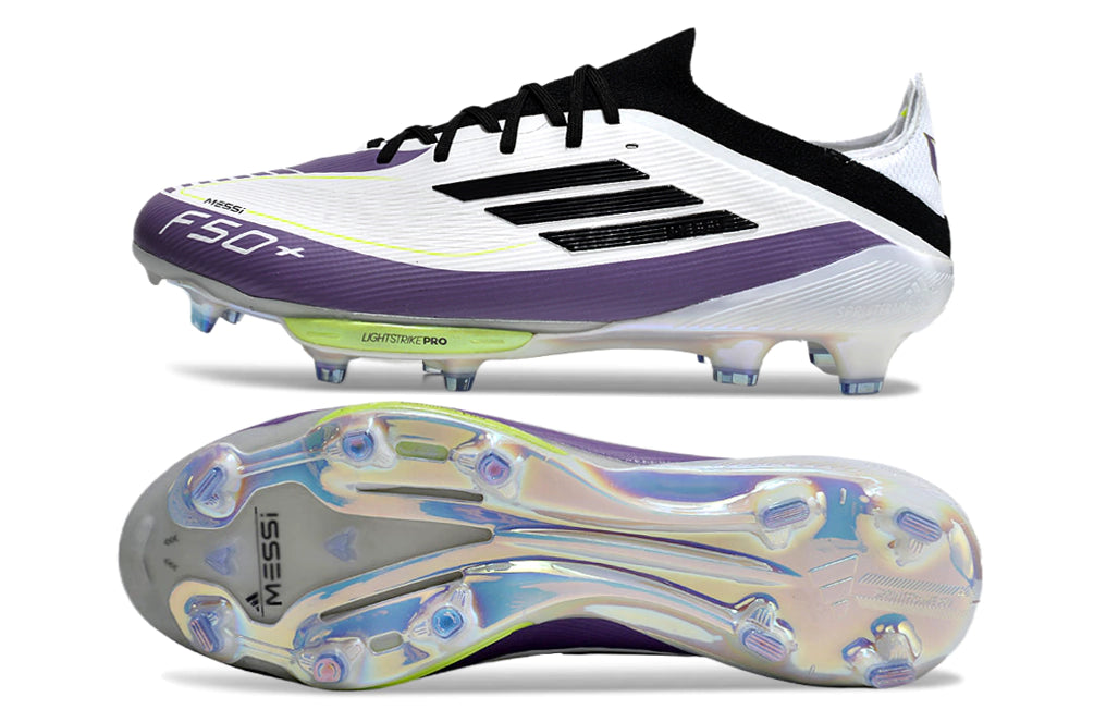 Chuteira Adidas F50.1 Elite Campo - Branco/Roxo