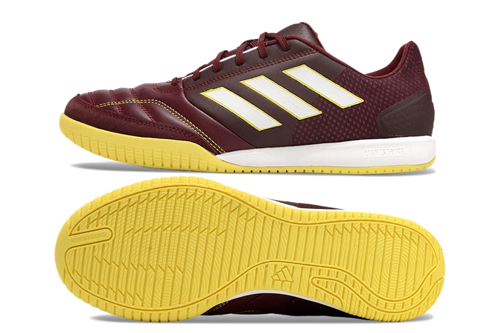 Chuteira Adidas Top Sala Futsal - Vermelho/Amarelo
