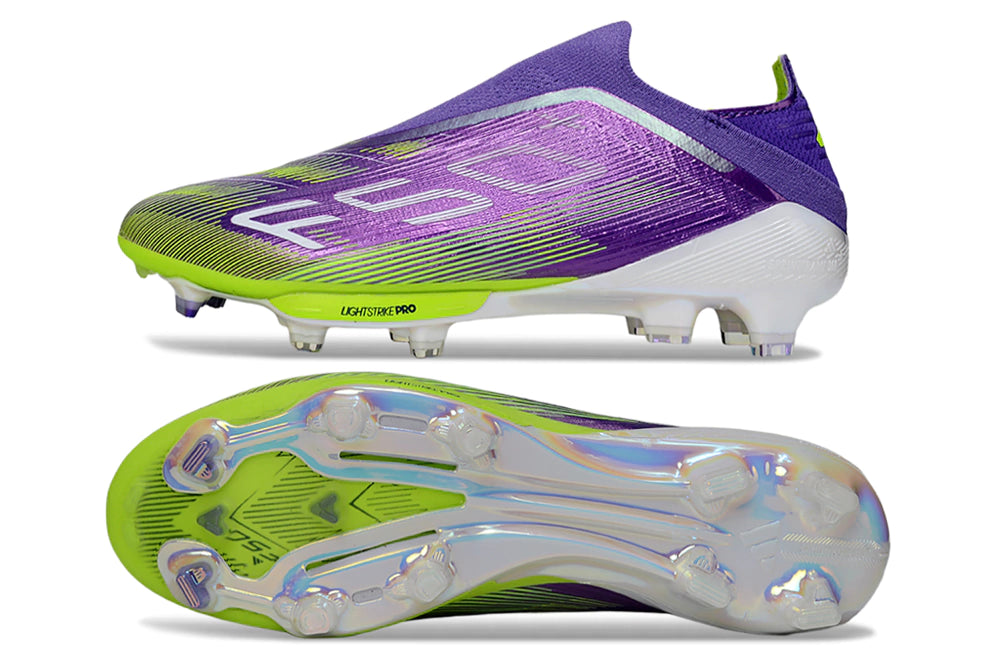 Chuteira Adidas F50+ Elite Campo - Roxo/Verde