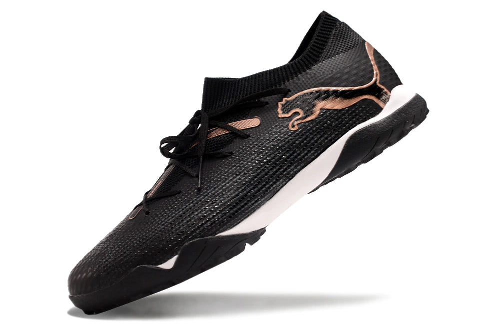 Chuteira Puma Future 7 Match Society - Preto/Bege/Branco
