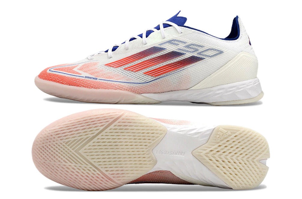 Chuteira Adidas X F50 Futsal - Laranja/Branco