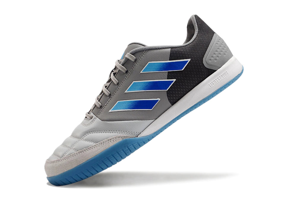 Chuteira Adidas Top Sala Futsal - Cinza/Azul