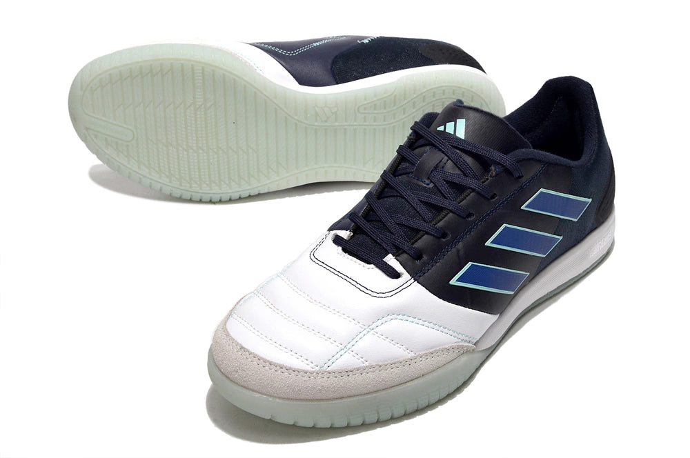 Chuteira Adidas Top Sala Futsal - Branco/Azul