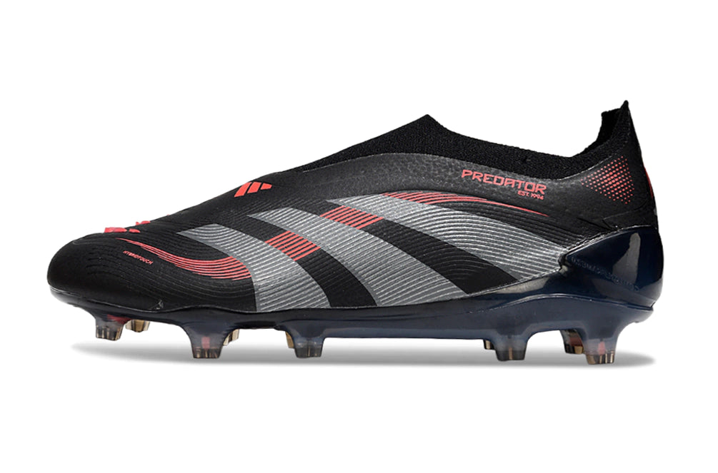 Chuteira Adidas Predator Elite 25 Laceless Campo "Stealth Victory"