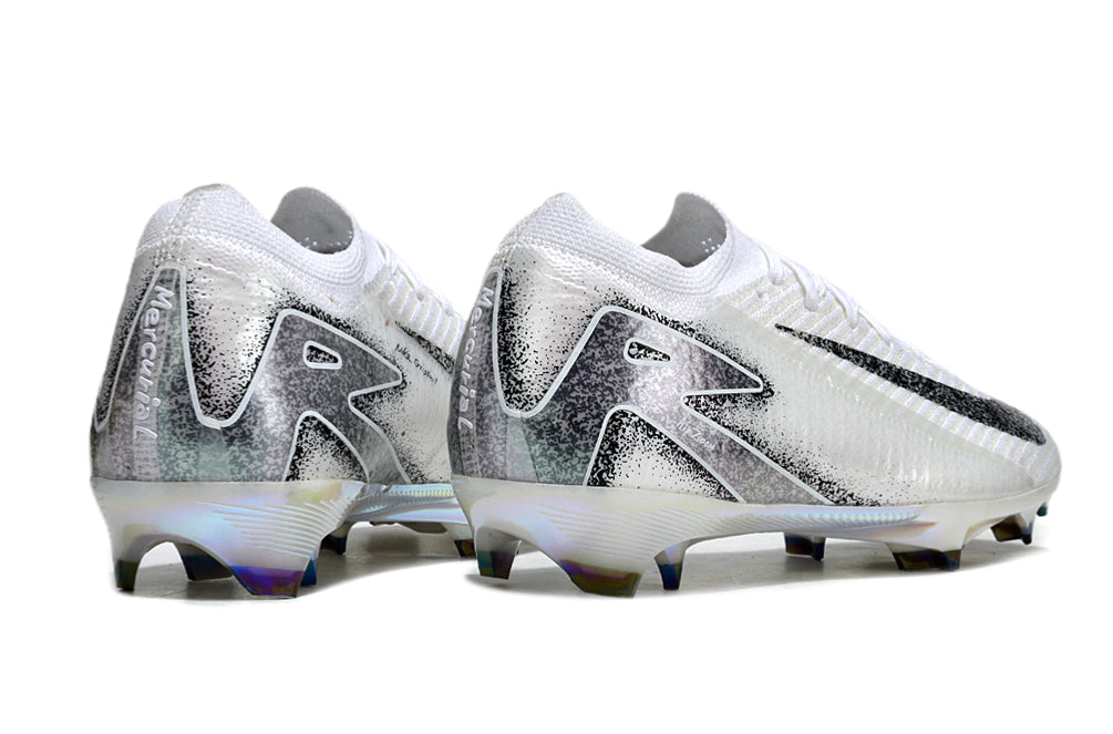 Chuteira Nike Air Zoom Mercurial Vapor 16 Elite FG - Branco/Preto