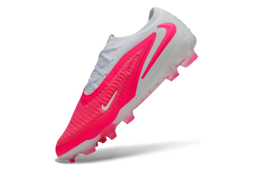 Chuteira Campo NIKE Phantom 6 Elite FG - Branco/Rosa