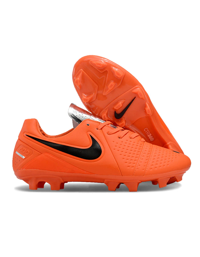Chuteira Nike Tiempo CTR360 Maestri 3 Campo FG - Laranja/Preto