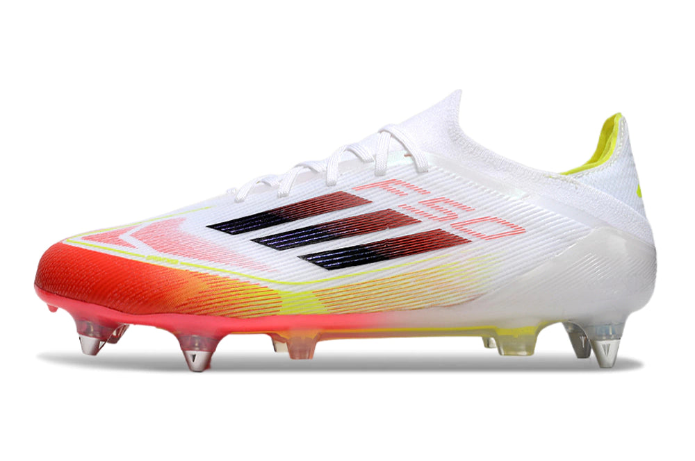 Chuteira Adidas F50 X Campo SG - Branco/Laranja