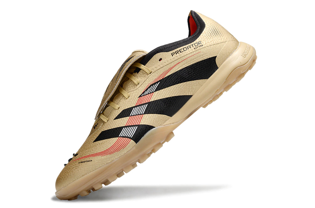 Chuteira Adidas Predator Tongue Elite 25 Society - Marrom/Preto