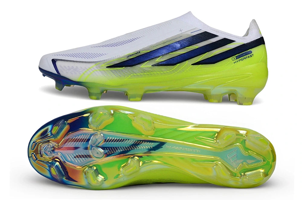 Chuteira Adidas F50 Hyperfast Laceless FG - Verde