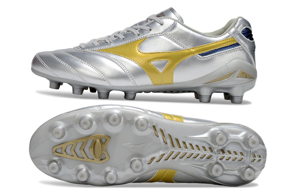 Chuteira Mizuno Morelia Neo Campo -Prata