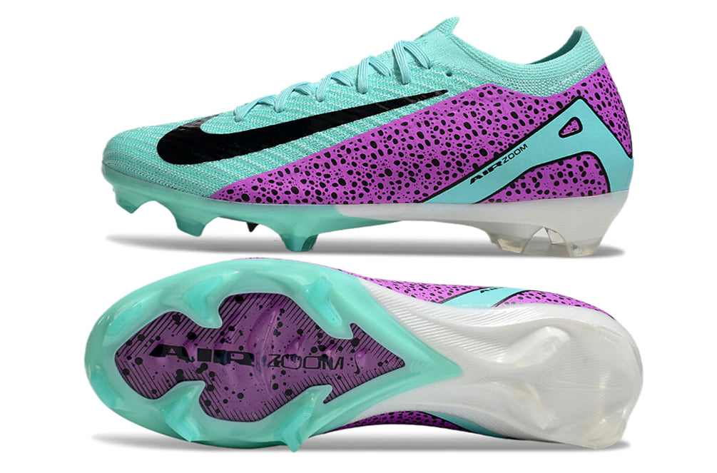 Chuteira Nike Air Zoom Mercurial Vapor 16 Elite FG - Azul/Preto/Roxo