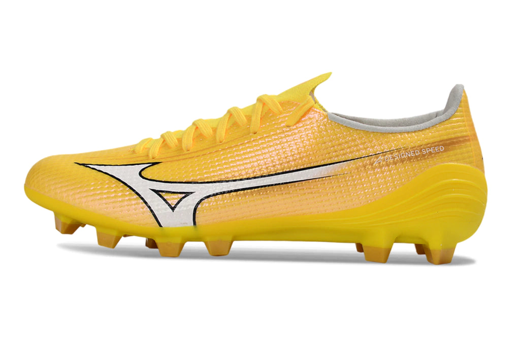 Chuteira Mizuno Alpha Japan 3 FG - Amarelo