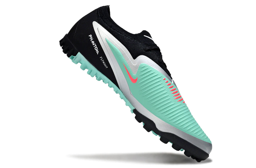 Chuteira Nike Phantom ReactX 6 Pro Society TF - Preto/Verde