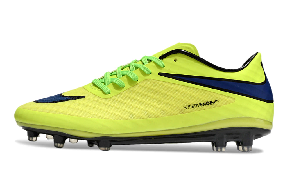 Chuteira Nike Hypervenom Phantom FG - Verde/Preto/Azul