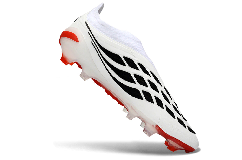Chuteira Adidas Predator Laceless 26 Elite FG - Branco