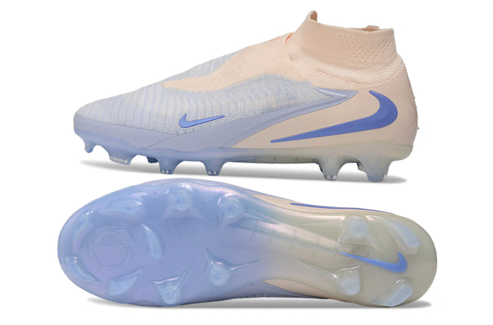 Chuteira Nike Phantom 6 Elite Botinha Campo - Azul