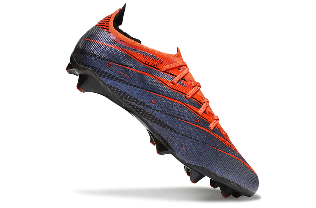 Chuteira Puma Ultra 5 Carbon FG - Cinza/Laranja