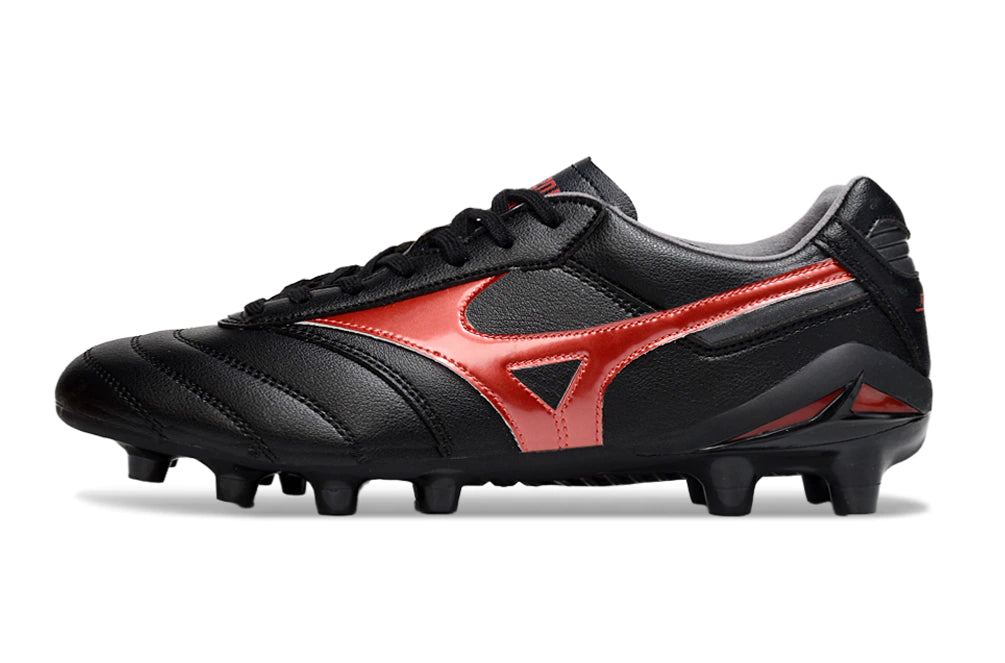 Chuteira Mizuno Morelia Neo Campo - Preto/Vermelho