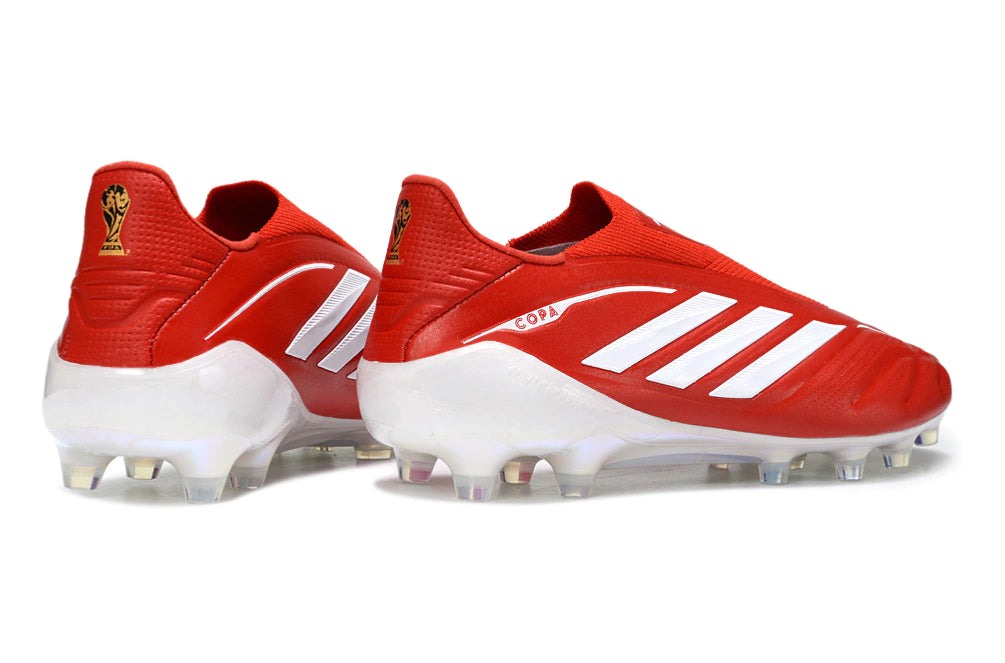 Chuteira Adidas Copa Pure 4 Laceless Elite Campo - Vermelho