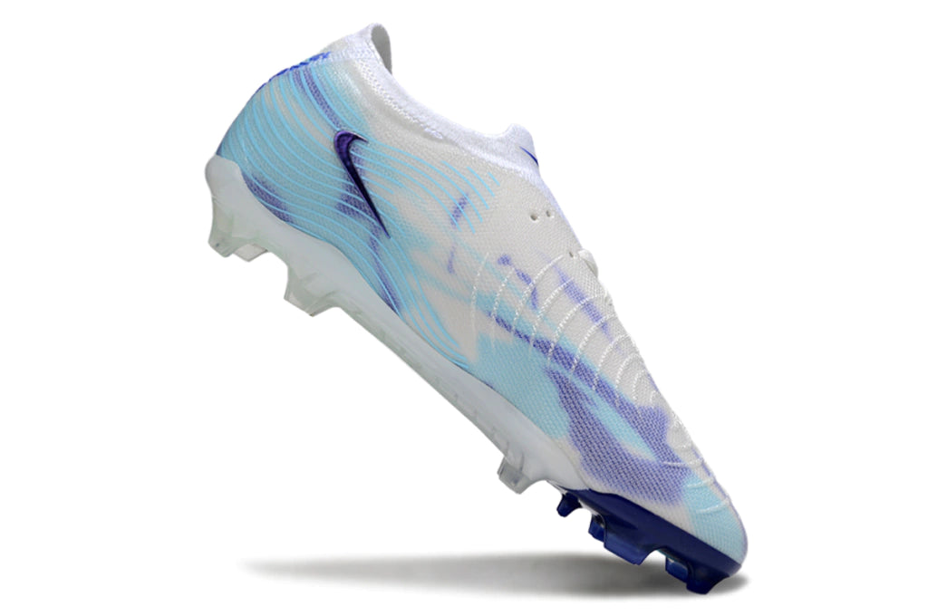 Chuteira Nike Phantom GX2 Elite Campo FG - Branco/Azul