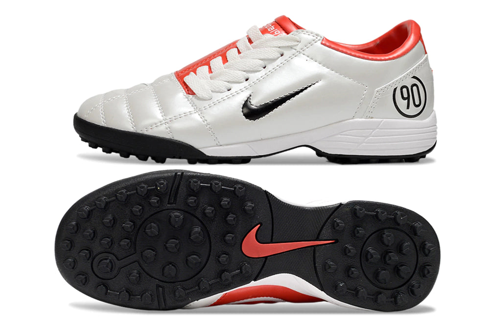 Chuteira Nike Total 90 Society - Branco/Vermelho