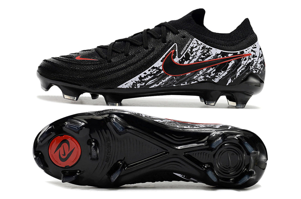 Chuteira Nike Campo Phantom GX2 Elite Campo FG - Preto/Branco
