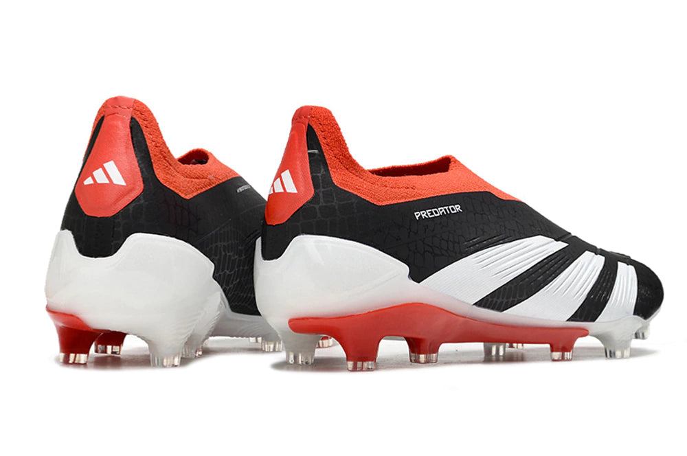 Chuteira Adidas Predstrike Elite Laceless Campo - Preto/Vermelho