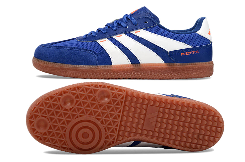 Chuteira Adidas Predator 24 League Futsal - Azul/Branco