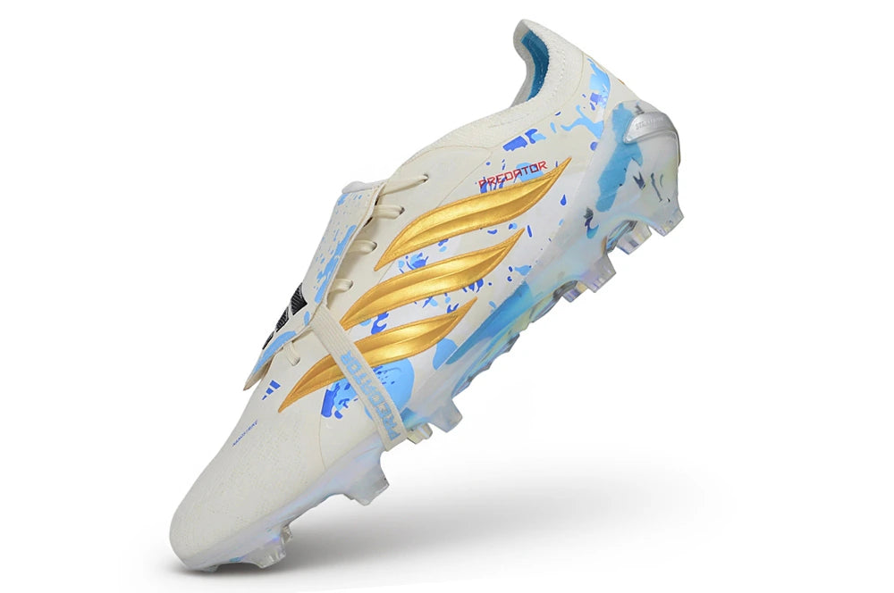 Chuteira Adidas Predator Tongue 26 Elite FG - Branca
