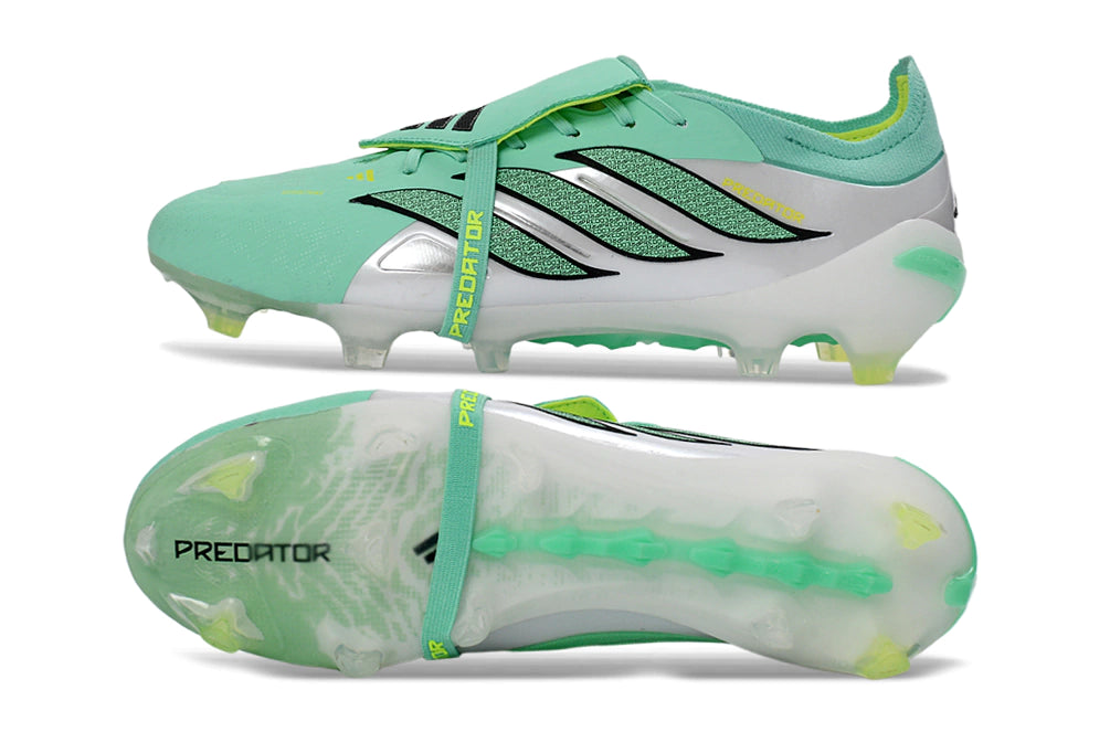 Chuteira Adidas Predator Tongue 26 Elite FG - Verde