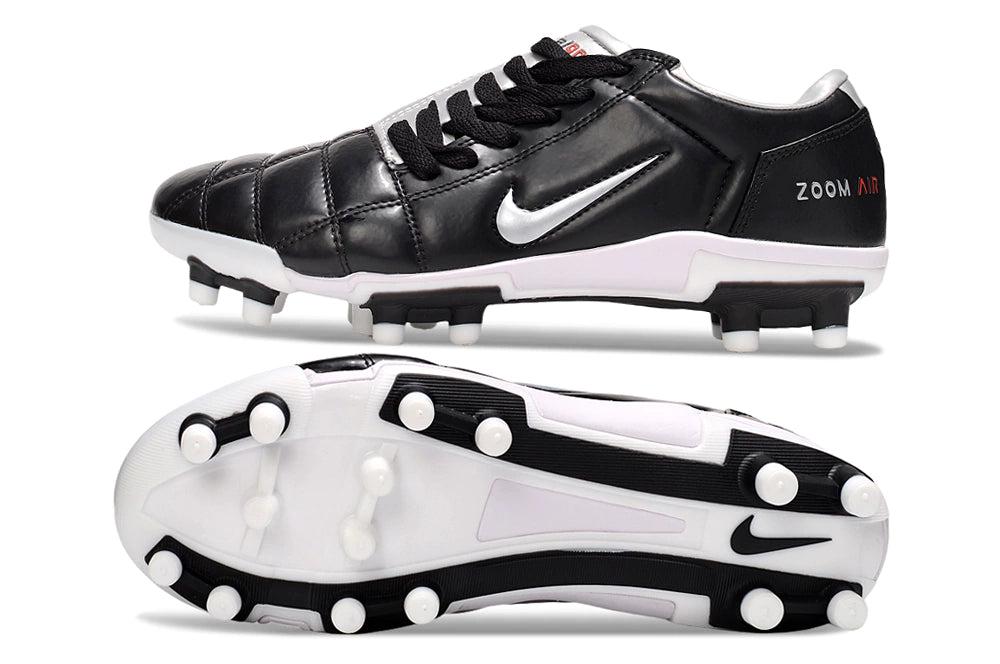 Chuteira Nike Total 90 Campo - Preto/Prata