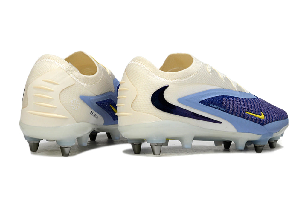 Chuteira Nike Phantom 6 Elite SG - Branco/Azul